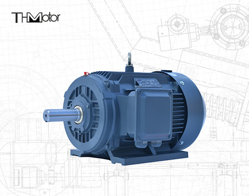 আইপি 54 / আইপি 55 ভোল্টেজ ডিসি মোটর 4/6 মেরু 0.4-75kw পাওয়ার খালি শ্যাফ্ট গতি 1000 - 3000rpm